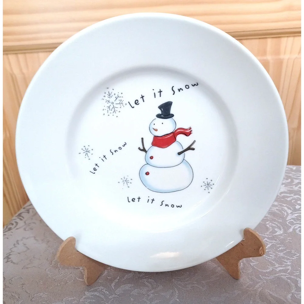 Pottery Barn Let It Snow Christmas Holiday Cheer 8